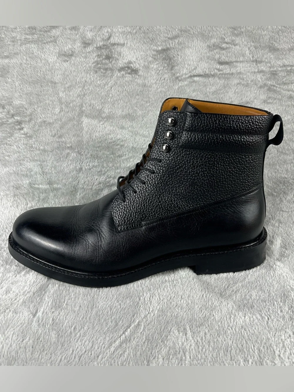 Beckett Simonon Oscar Boots Mens US Size 11 Black Full Grain Leather Handcrafted